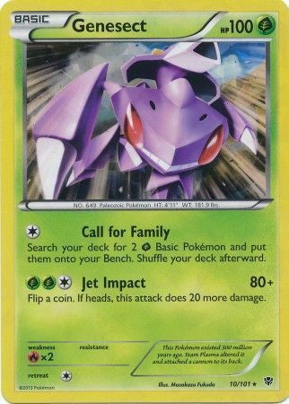 Plasma Blast Genesect #10/101 Cracked Ice Holo